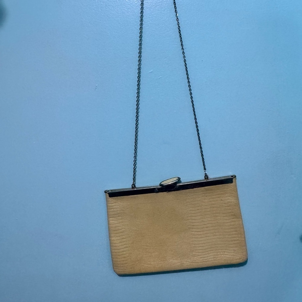 Vintage Etra Elegant Leather Clutch Bag